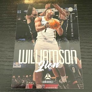 2020-21 ZION WILLIAMSON CHRONICLES LUMINANCE Pelicans Basketball Card #144